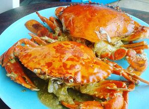 Hình của món Cua rang me.