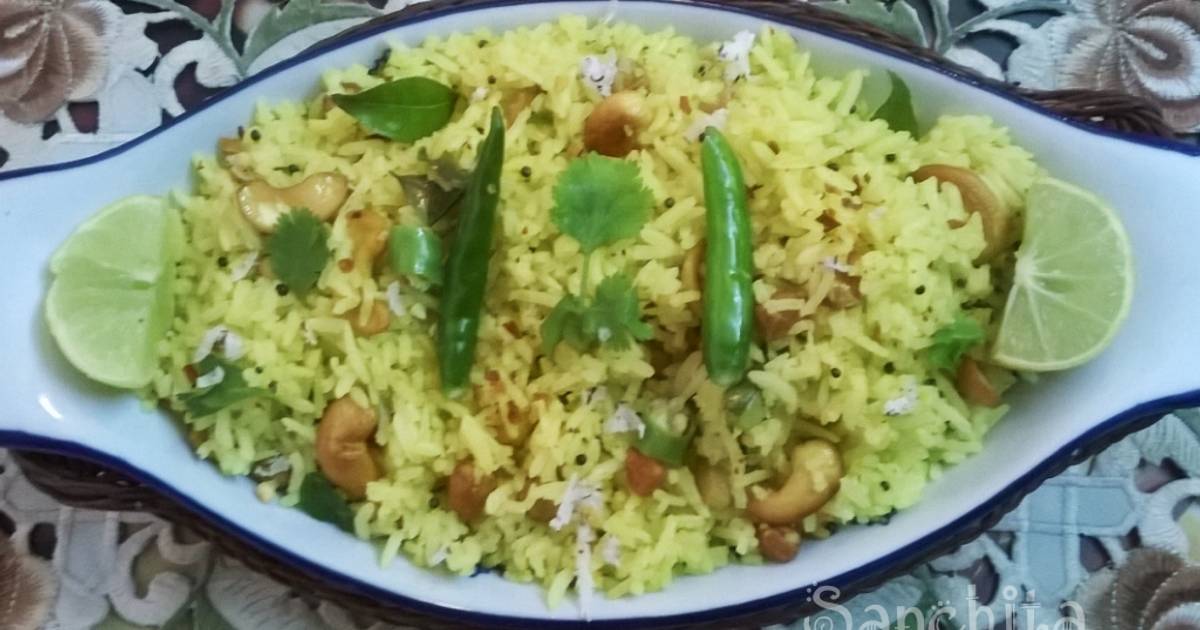 Raw Mango Rice/ Mamidi Kaya Pulihora Recipe by Sanchita Mittal - Cookpad