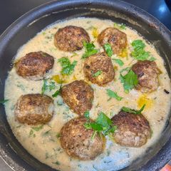 A picture of Swedish Meatballs - so good they should be flat packed lol :P - ENJOY :P.