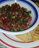 Pico de gallo y chips con un toque especial #botanasdecampeonato