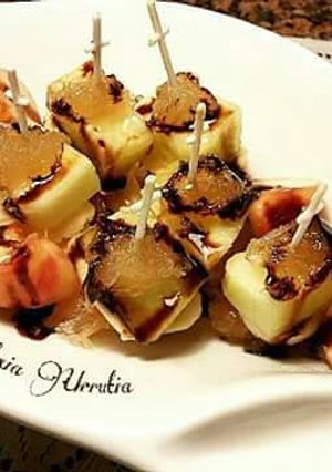 Foto principal de Bocaditos de frutas con cabello de ángel