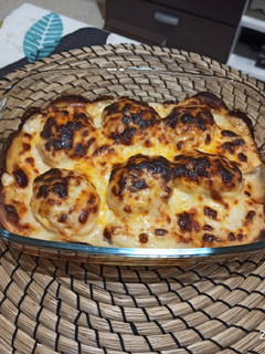 Una foto de Huevos con bechamel