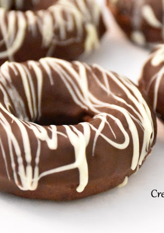 Una foto de Donuts de chocolate saludables