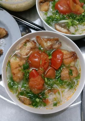 Hình của món Bún cá mùa hè.