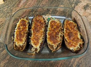 Foto principal de Berenjenas rellenas al horno