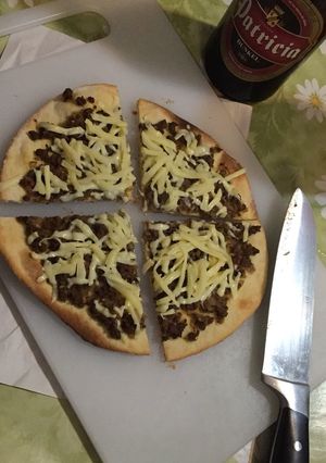 Una foto de Lehmeyun de carne