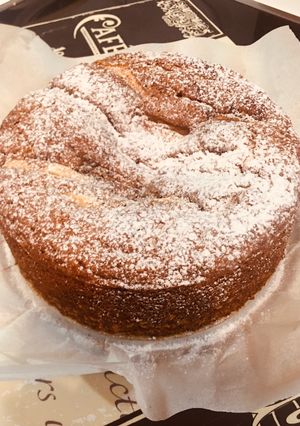 Φωτογραφία της συνταγής Gâteau aux pommes sans œufs(Κέικ μήλου νηστίσιμο)