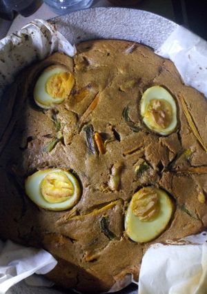 A picture of Baked moimoi.