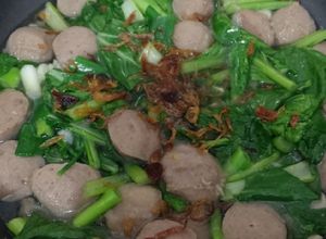 Foto resep Sup Bakso Sawi Manis