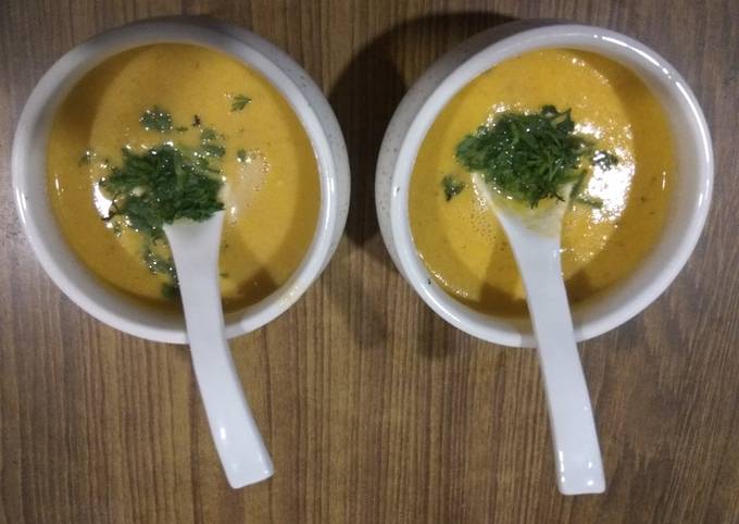 Recipe of Perfect Carrot and Almond soup