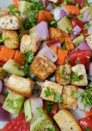 A picture of Paneer Salad..