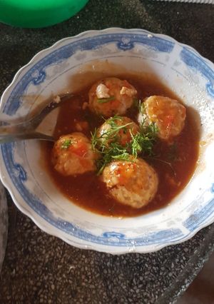 Hình của món Xíu mại chay.
