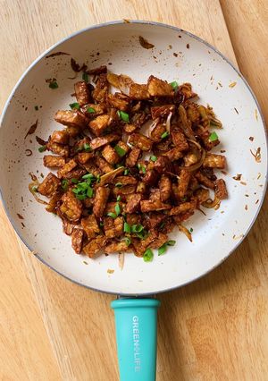 Foto resep Tempe orek Tanpa Minyak banyak (vegetarian)