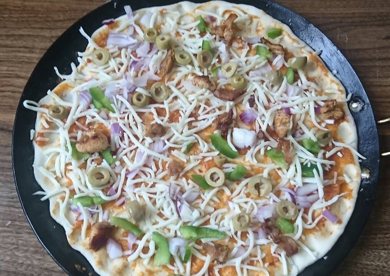 Homemade pizza