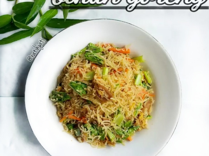 Resep Bihun Goreng Bumbu Instant yang Enak Banget