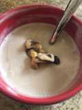 Sweet Potato Latte with Walnuts