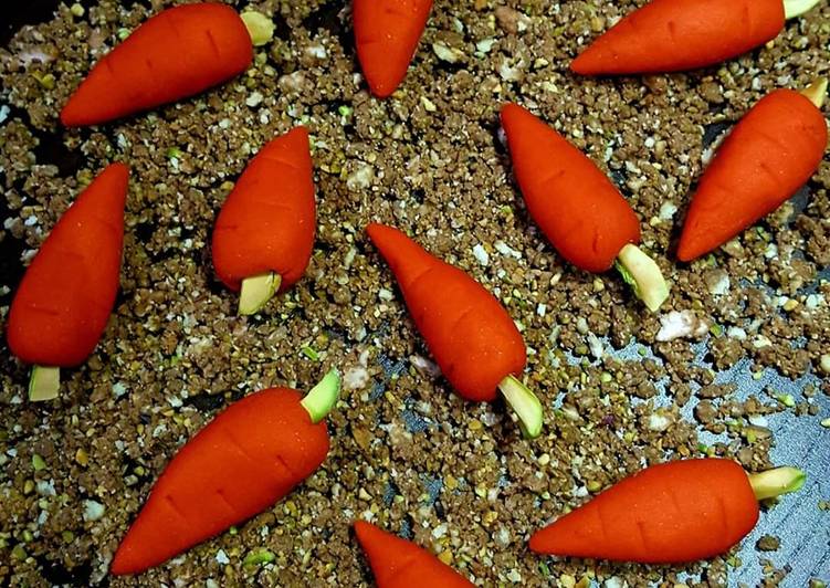 Steps to Make Favorite Carrot sandesh