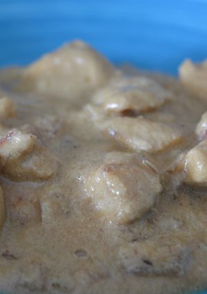 Una foto de Pollo en salsa de miel y mostaza