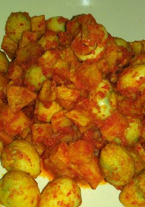 Foto resep Telur puyuh with potato