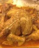 Whole Roasted Spicy Chicken