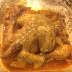A picture of Whole Roasted Spicy Chicken.