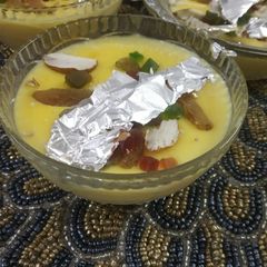 A picture of Dry Fruit custard.