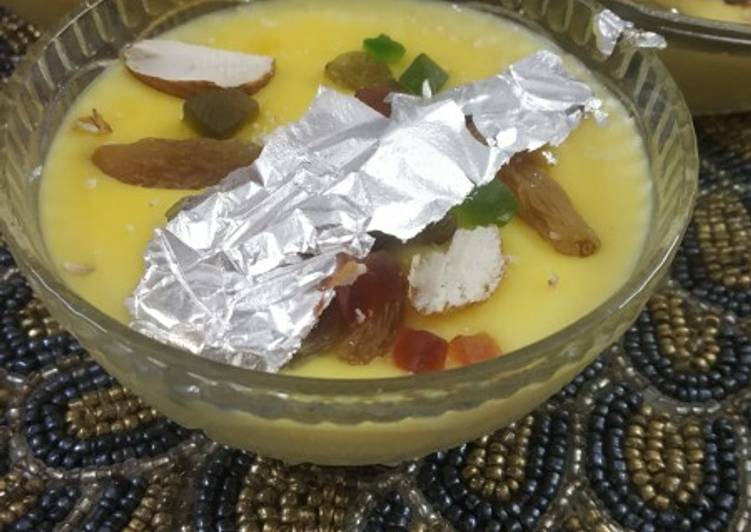 How to Prepare Award-winning Dry Fruit custard