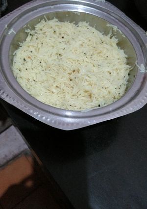 A picture of குக்பேடில் என் முதல் ரெசிபி.