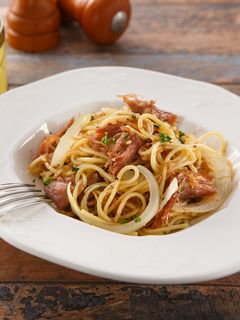 【家樂福廚房】油封鴨腿義大利麵 的食譜成品照片