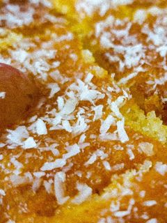 صورة لوصفة بسبوسة بجوز الهند 🥥😍
