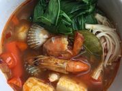 Gambar tomyam seafood bumbu bamboe