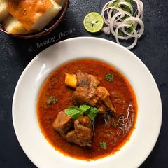 A picture of Mutton Korma.