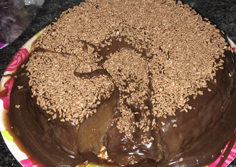 Bolo pega Marido Chocolate de liquidificador