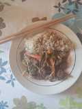 Arroz con carne mongoliana