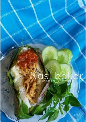 Foto resep Nasi bakar ayam suwir kemangi🍀