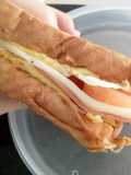 Sándwich saludable con huevo