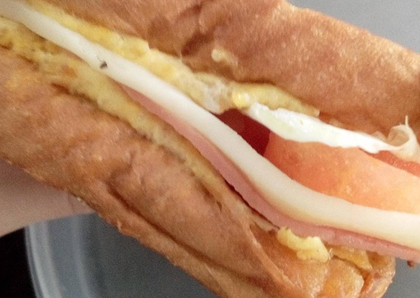 Sándwich saludable con huevo
