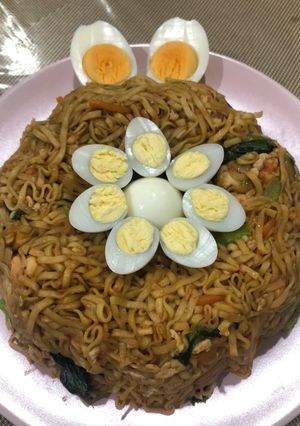 Foto resep Bakmi goreng ulang tahun