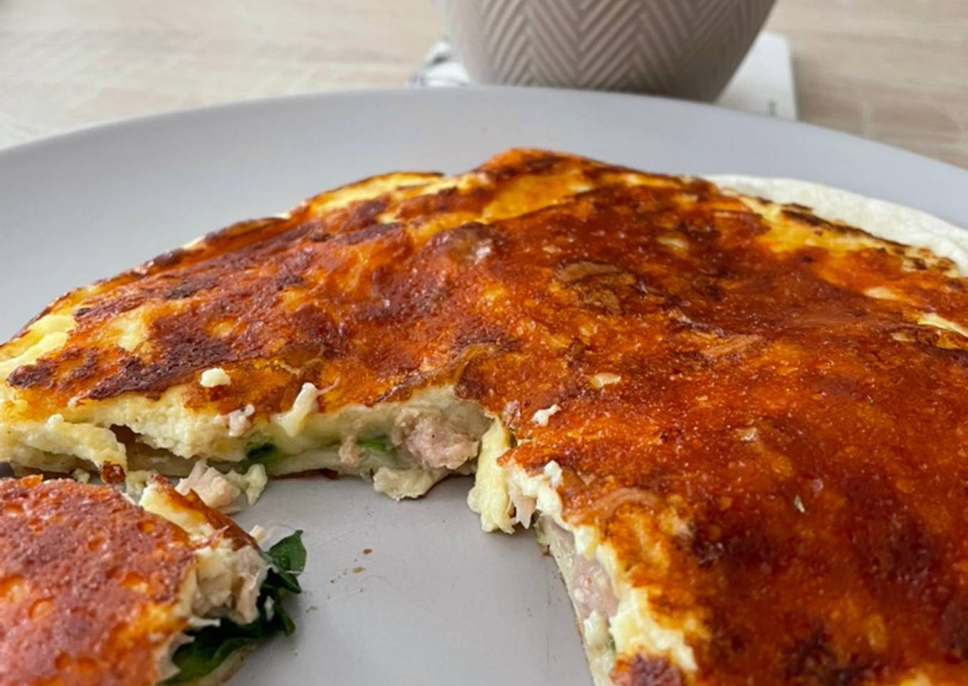 “Quesadilla” en 5 minutos 🧀🥬