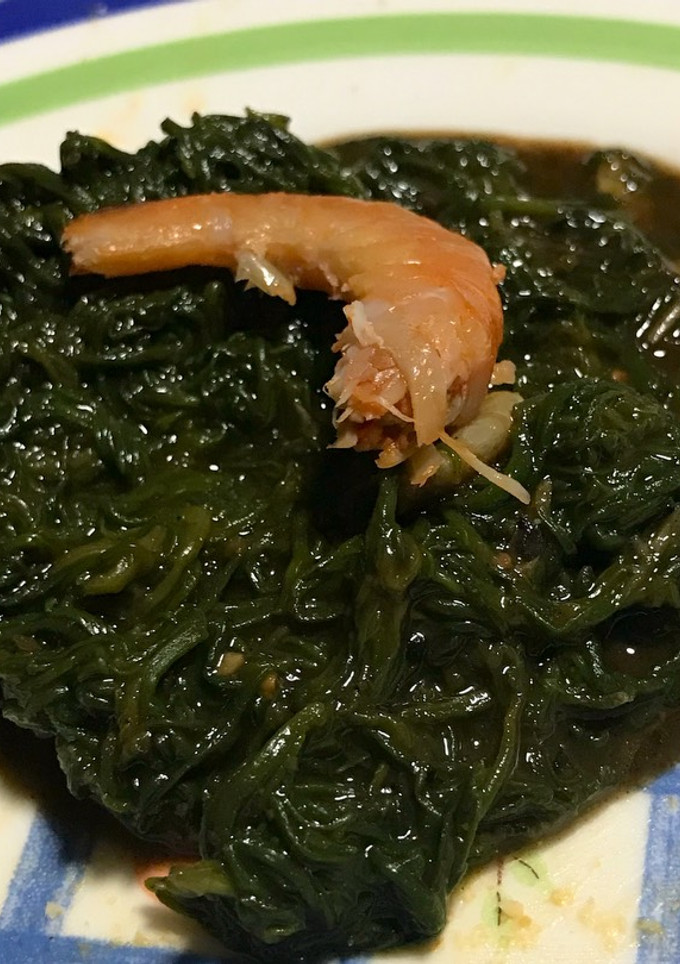 Una foto de Romeritos “verdes” o “a la carrera”