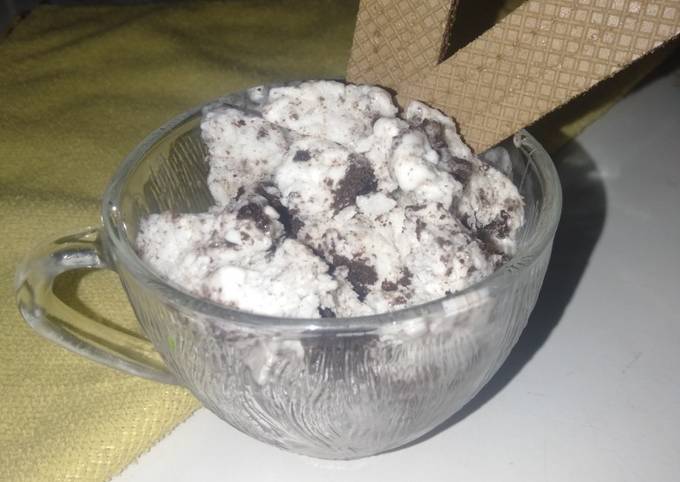 Ice Cream Vanilla Oreo - homemade