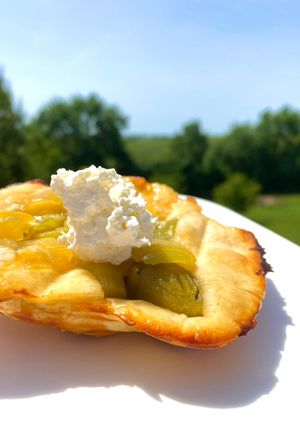 Une photo de Tarte tatin aux poireaux
