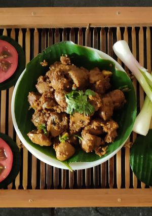 A picture of Dry Masala Mushroom.
