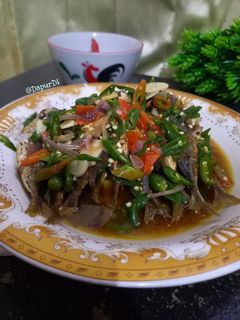 Foto resep Ikan Dencis tumis Cabe Ijo