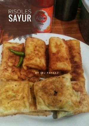Foto resep Risoles sayur dan martabak telur