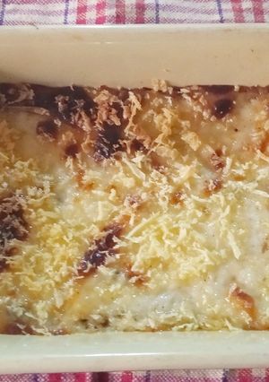 Une photo de Gratin des asperges vertes