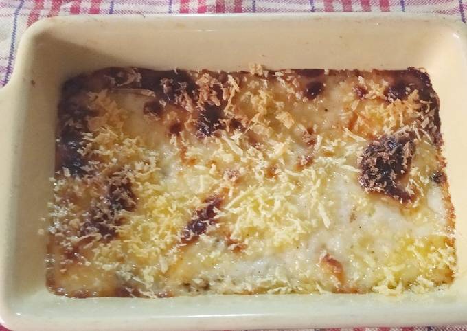 Gratin des asperges vertes