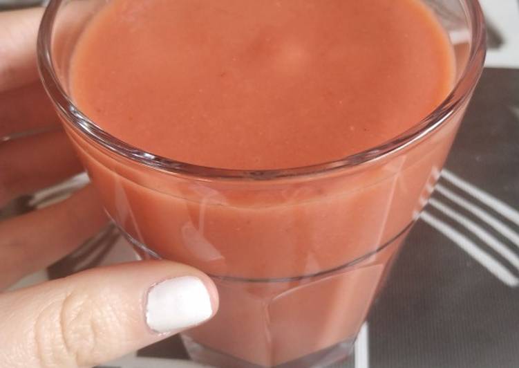 Gazpacho de fresas