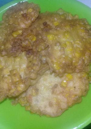Foto resep Bakwan jagung ala santri.