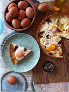 صورة لوصفة فطيرة البيض والزعتر 🍳